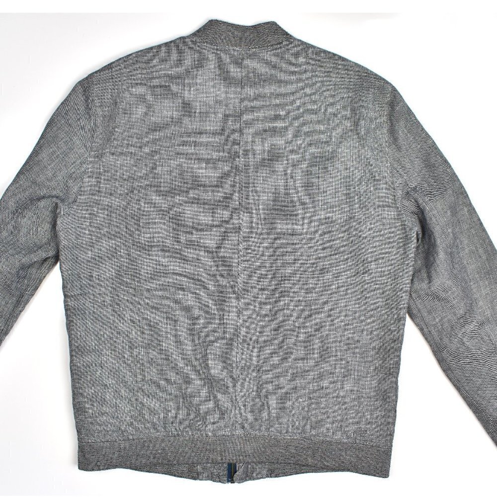 Ted Baker Rollin Linen Bomber Jacket 4 - Picture 3 of 8